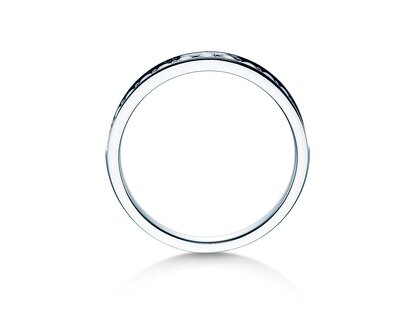 Verlovingsring Alliance-/Eternityring in 18K witgoud met diamanten 0,39ct G/SI