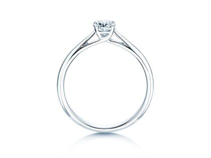 Verlovingsring Delight in 14K witgoud met diamant 0,40ct H/SI