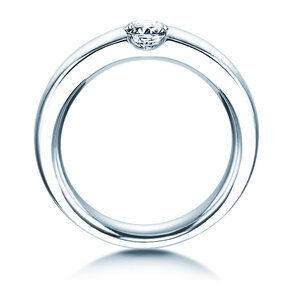 Verlovingsring Destiny in 18K witgoud met diamant 0,40ct H/SI