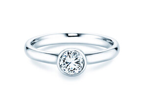 Verlovingsring Eternal in 14K witgoud met diamant 0,50ct G/IF