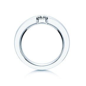 Verlovingsring Infinity in platina 950/- met diamant 0,50ct H/SI