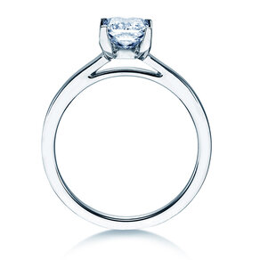 Verlovingsring Princess in 14K witgoud met diamant 1,50ct G/SI