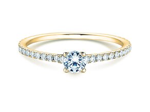 Verlovingsring Pure Diamond in 9K geelgoud met Lab-grown diamanten 0,54ct E/VS