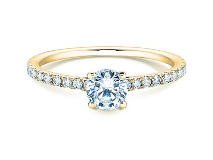 Verlovingsring Pure Diamond in 14K geelgoud met diamanten 0,92ct G/SI
