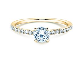 Verlovingsring Pure Diamond in 14K geelgoud met diamanten 0,92ct G/SI