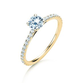 Verlovingsring Pure Diamond in 14K geelgoud met diamanten 0,92ct G/SI