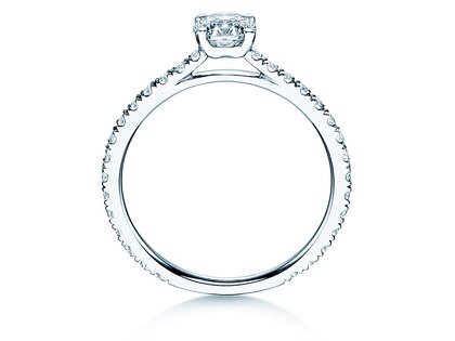 Verlovingsring Pure Diamond in 14K witgoud met diamanten 0,92ct G/SI
