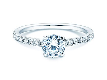 Verlovingsring Pure Diamond in 18K witgoud met diamanten 1,48ct G/SI