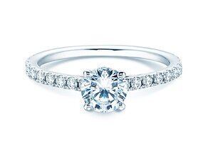 Verlovingsring Pure Diamond in 18K witgoud met diamanten 1,48ct G/SI