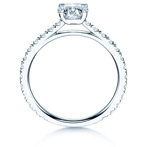 Verlovingsring Pure Diamond in 18K witgoud met diamanten 1,48ct G/SI
