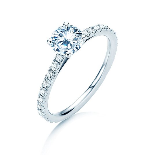 Verlovingsring Pure Diamond in platina