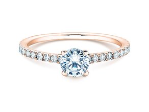 Verlovingsring Pure Diamond in 18K roségoud met diamanten 0,92ct G/SI