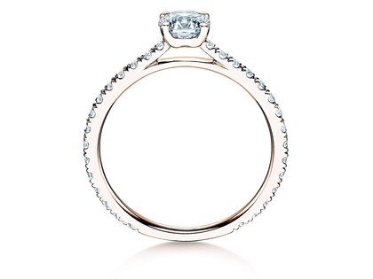 Verlovingsring Pure Diamond in 18K roségoud met diamanten 0,92ct G/SI