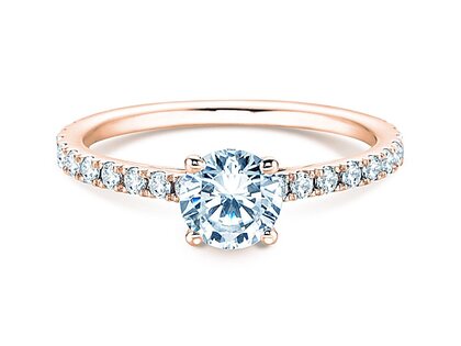 Verlovingsring Pure Diamond in 18K roségoud met diamanten 1,17ct G/SI