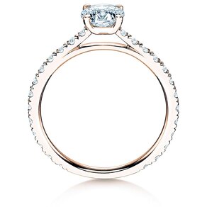 Verlovingsring Pure Diamond in 18K roségoud met diamanten 1,17ct G/SI