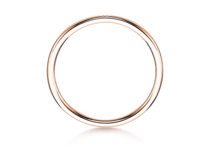 Verlovingsring Promise Petite in 14K roségoud met diamant 0,005ct G/SI