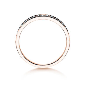 Verlovingsring Alliance-/Eternityring in 14K roségoud met diamanten 0,125ct G/SI