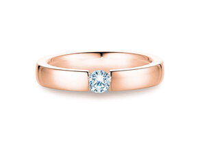 Verlovingsring Infinity in 18K roségoud met diamant 0,30ct H/SI