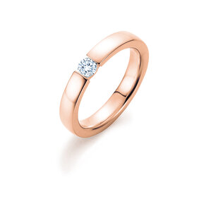 Verlovingsring Infinity in 18K roségoud met diamant 0,30ct H/SI