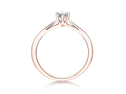 Verlovingsring Heaven 6 in 18K roségoud met Lab-grown diamant 0,25ct E/VS