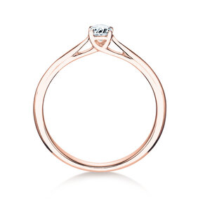 Verlovingsring Delight in 18K roségoud met diamant 0,30ct H/SI