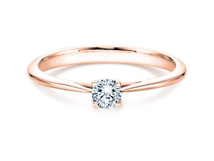 Verlovingsring Delight in 14K roségoud met diamant 0,75ct G/IF