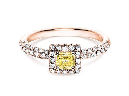 Verlovingsring Sophie in 18K roségoud met diamanten 1,02ct