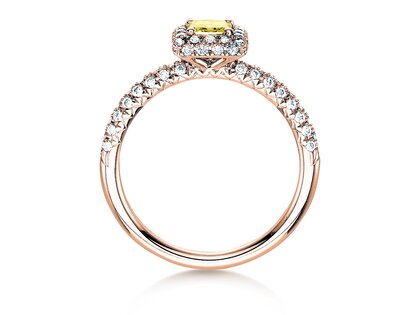 Verlovingsring Sophie in 18K roségoud met diamanten 1,02ct