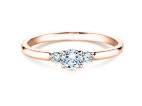 Verlovingsring Vivid Petite Diamond in roségoud