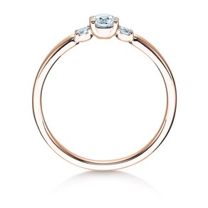 Verlovingsring Vivid Petite Diamond in roségoud