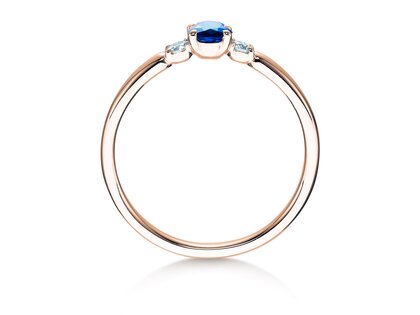 Verlovingsring Vivid Petite in roségoud