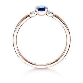 Verlovingsring Vivid Petite in roségoud