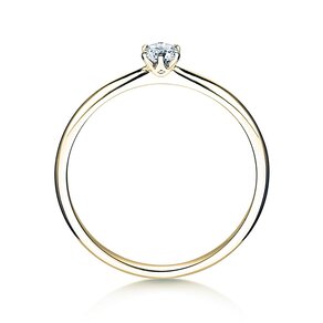 Verlovingsring Spirit in 9K geelgoud met Lab-grown diamant 0,15ct E/VS