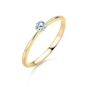 Verlovingsring Spirit in 9K geelgoud met Lab-grown diamant 0,15ct E/VS