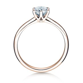 Verlovingsring Spirit in 14K roségoud met diamant 1,00ct H/SI
