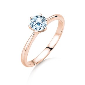 Verlovingsring Spirit in 14K roségoud met diamant 1,00ct H/SI