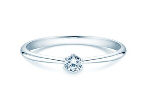 Verlovingsring Spirit in zilver 925/- met diamant 0,15ct G/VS