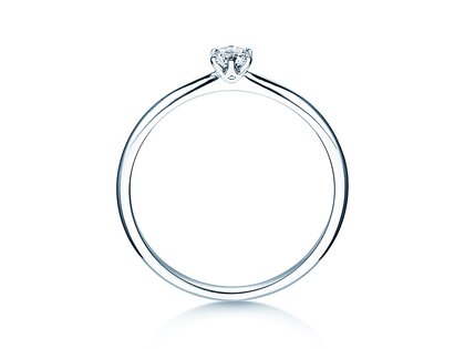 Verlovingsring Spirit in zilver 925/- met diamant 0,15ct G/VS