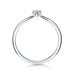 Verlovingsring Spirit in zilver 925/- met diamant 0,15ct G/VS