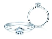 Verlovingsring Spirit in platina 950/- met diamant 0,60ct G/SI