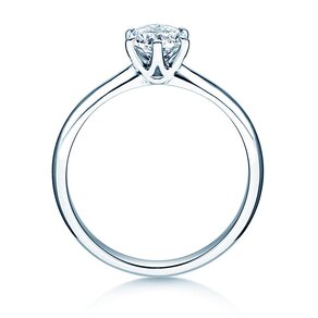 Verlovingsring Spirit in 9K witgoud met Lab-grown diamant 1,00ct E/VS
