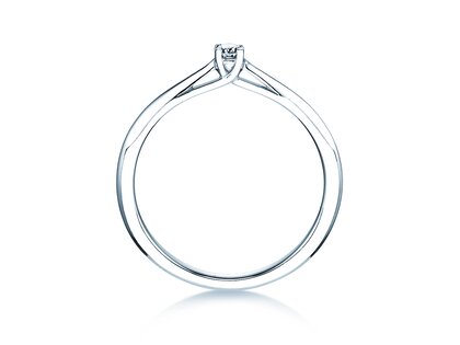 Verlovingsring Delight in 14K witgoud met diamant 0,07ct H/SI