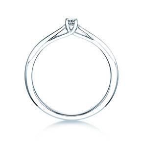 Verlovingsring Delight in 14K witgoud met diamant 0,07ct H/SI
