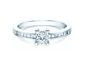 Verlovingsring Chloe in 14K witgoud met diamanten 0,50ct G/SI