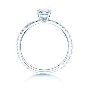 Verlovingsring Elaine in 14K witgoud met diamanten 0,86ct G/VS