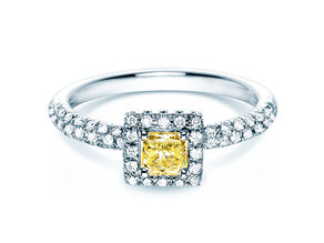 Verlovingsring Sophie in 18K witgoud met diamanten 1,02ct