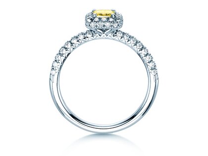 Verlovingsring Sophie in 18K witgoud met diamanten 1,02ct