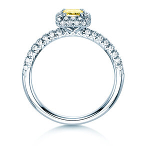 Verlovingsring Sophie in 18K witgoud met diamanten 1,02ct