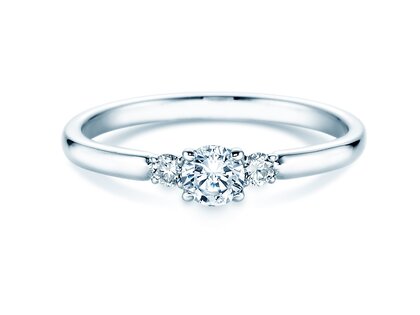 Verlovingsring Vivid Petite Diamond in 14K witgoud met Lab-grown diamanten 0,30ct E/VS