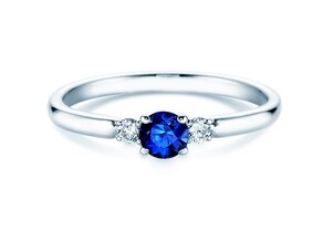 Verlovingsring Vivid Petite in witgoud